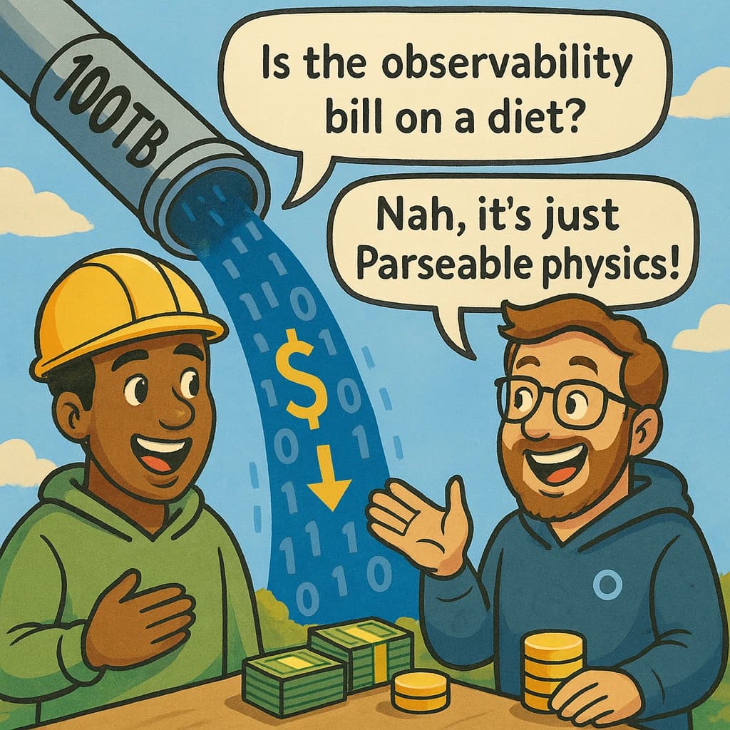 The Economics and Physics of 100 TB daily telemetry data