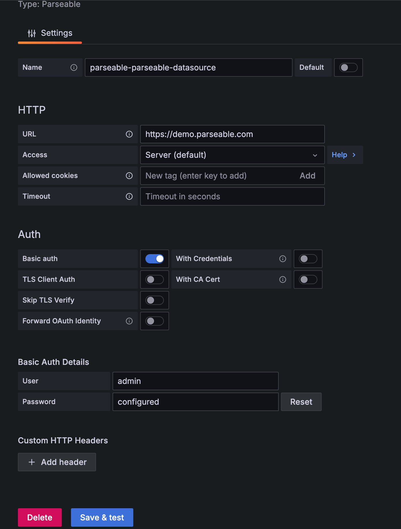 integrating grafana