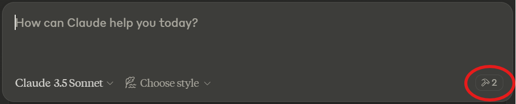 Dashboard prompt entered through the MCP client