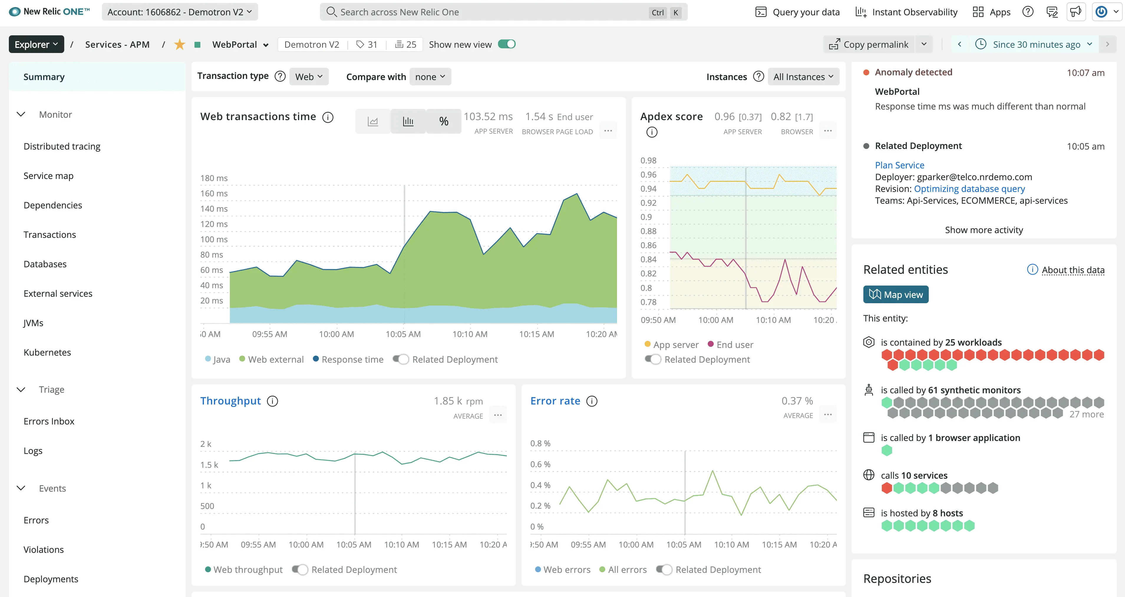 VictoriaMetrics open source observability platform dashboard